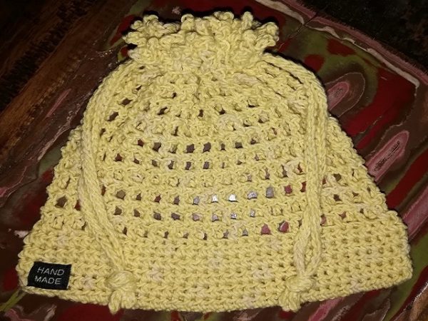 Sunshine Yellow Drawstring Bag Medium (190 x 190mm)