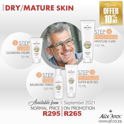 Dry Mature Male Skincare Set